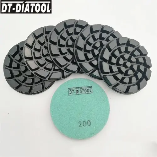Image de Kit de Polissage Béton 100mm - 6 Disques Diamant pour Sol
