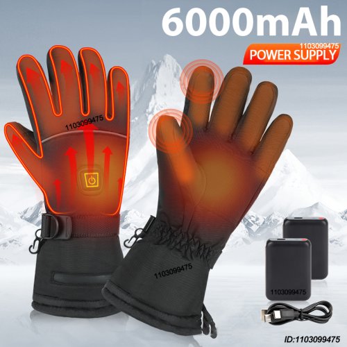 Afbeelding van Zelfverwarmende Elektrische Handschoenen voor Heren en Dames – Oplaadbare Waterdichte Motorhandschoenen voor Skiën, Klimmen en Wandelen