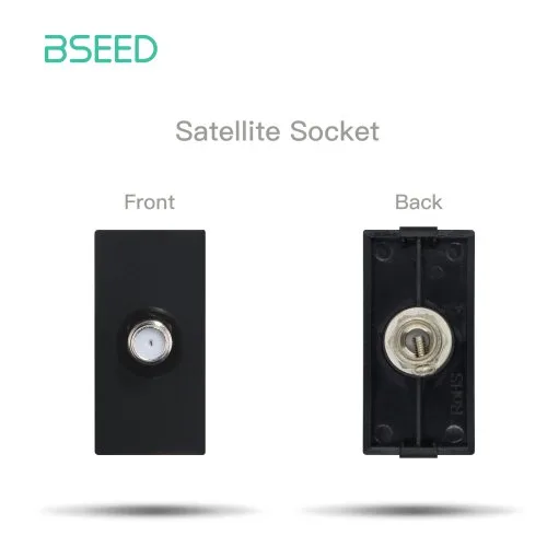 Satelliet zwart