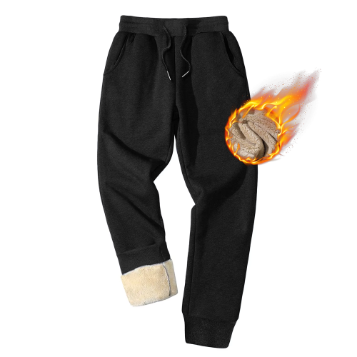 Immagine di TACVASEN Sherpa Pantaloni sportivi foderati in pile Uomo Addensare Pantaloni invernali caldi Escursi...