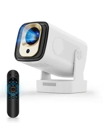 Projecteur 4K Android 11 - 330 ANSI Lumens, WiFi Double, Bluetooth 5.4