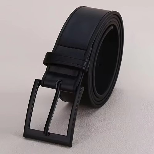 Afbeelding van Nieuwe luxe riem voor mannen PU lederen riem metalen pin gesp hoge kwaliteit beroemde merkontwerper tailleband riem voor jeans plus maat