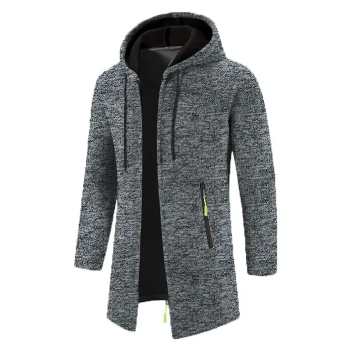 Image de Sweat à Capuche Homme - Surdimensionné & Zippé