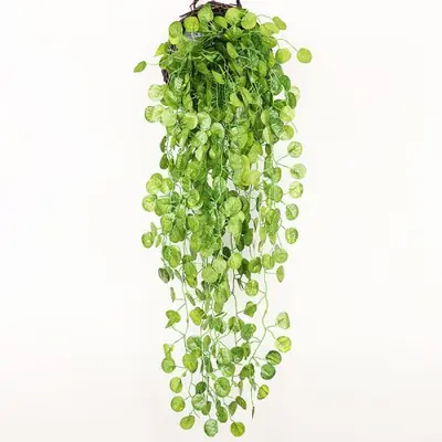 Image de Plantes Artificielles Suspendues 90cm - Décoration Murale Végétale