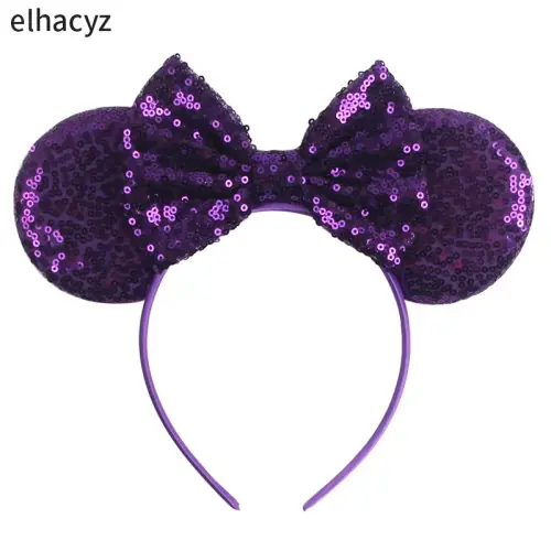 Image de Bandeau Minnie Paillettes - Accessoire de Fête Chic pour Filles