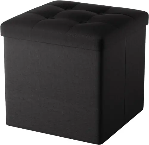Image de Tabouret pliant avec rangement - Confort & style