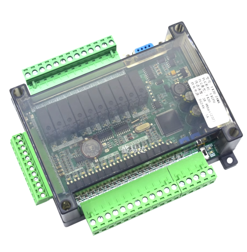 Imagen de FX3U-24MR FX3U-24MT Placa de control industrial PLC 14 entradas 10 salidas 6AD 2DA con comunicación 485 y RTC
