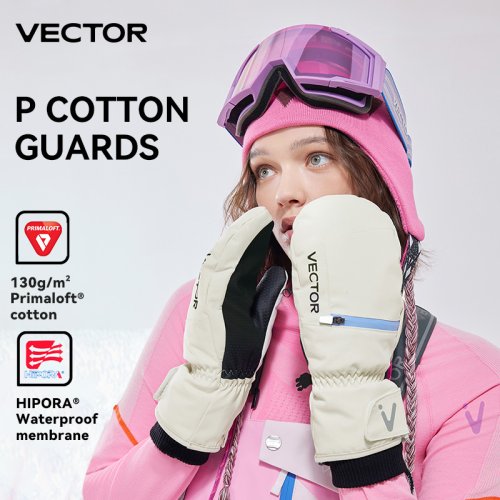 Image of VECTOR Men's and Women's Detachable Cotton Protective Gloves Are Windproof Splash Proof Anti Slip Warm and Wear-resistant