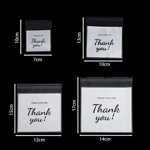 Image de Sacs Transparent Adhésifs pour Bijoux - Lot de 100