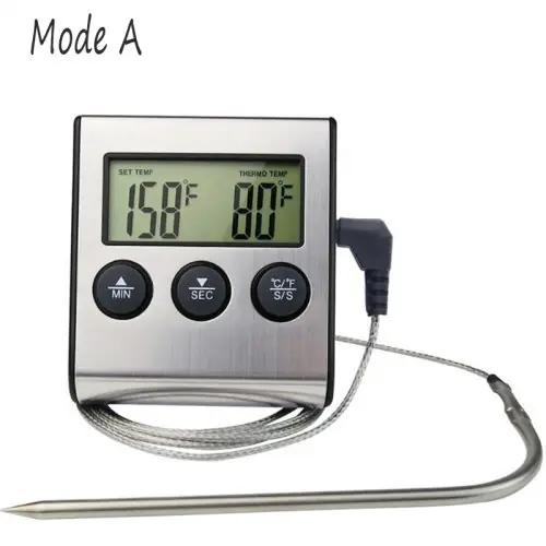 Image de Thermomètre de Cuisine Numérique avec Sonde