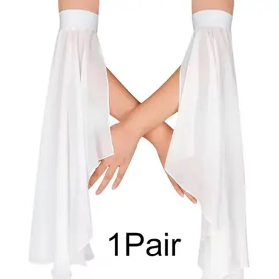 Image de Manches Longues en Tulle Transparent - Accessoire Élégant pour Robe de Mariée