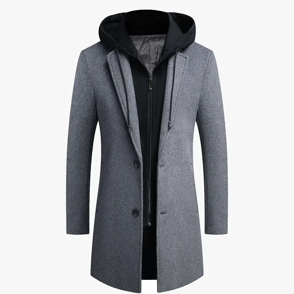 Afbeelding van Stijlvolle Heren Wollen Jas – Warm & Comfortabel voor de Winter