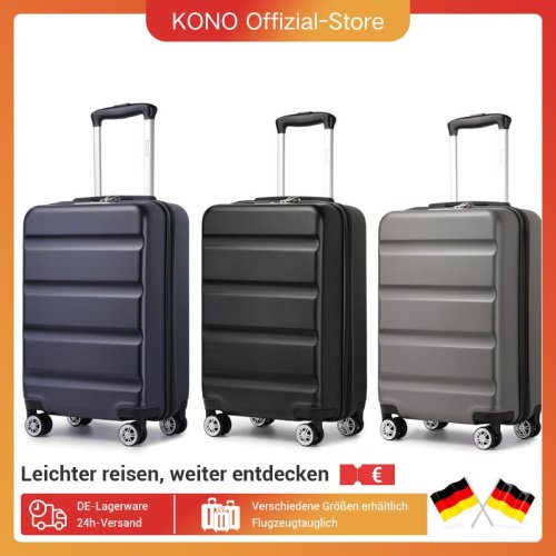Image de Valise à Main Légère avec Serrure TSA - 4 Roues Spinner