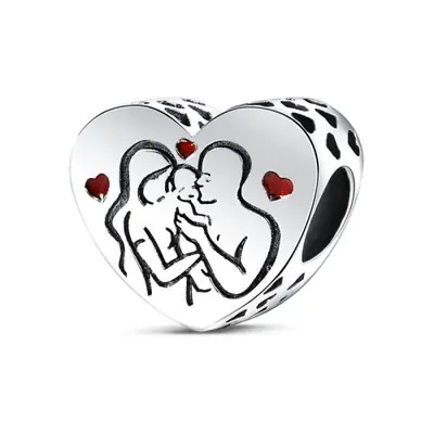 Image de Breloques en Argent 925 - Cadeau Émouvant pour Maman, Soeur & Ami