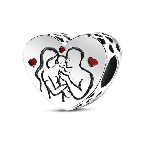 Image de Breloques en Argent 925 - Cadeau Émouvant pour Maman, Soeur & Ami