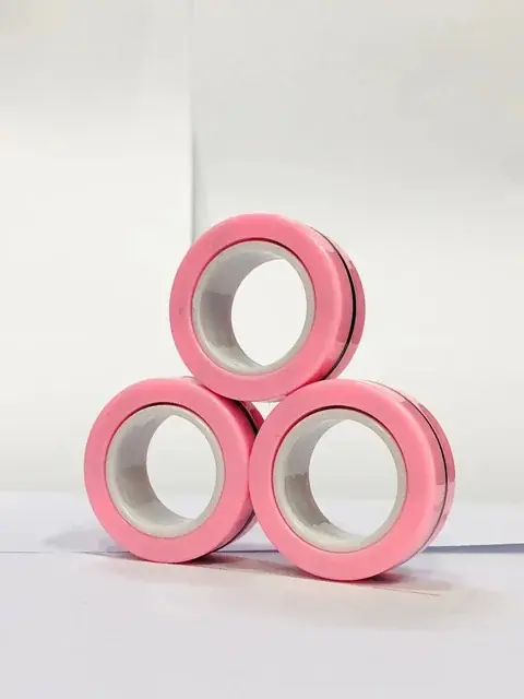 Image de Anneaux Magnétiques Fidget - Anti-Stress & Concentration