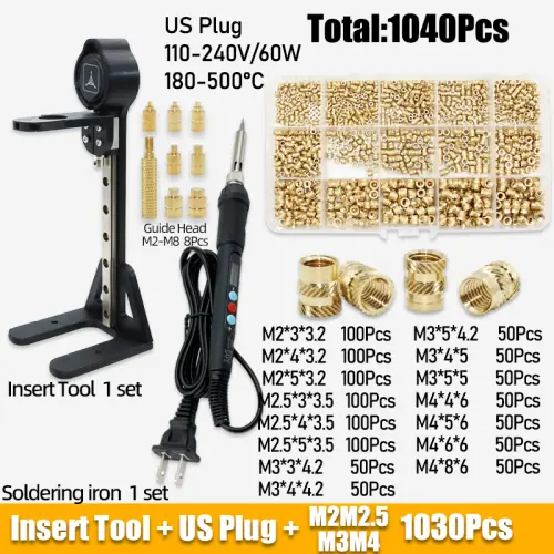 US outil écrou 1040pcs