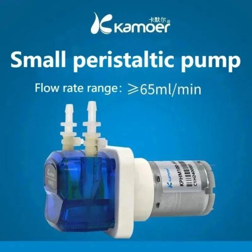 Imagen de Bomba Peristáltica Compacta Kamoer KPHM100 - 12V/24V, Bajo Ruido