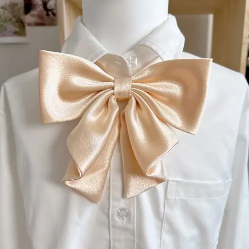 Image de Nœud Papillon Rouge Uni - Style Élégant pour Filles & Jeunes Femmes