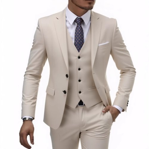 Image de Costume Homme 3 Pièces - Élégant & Décontracté