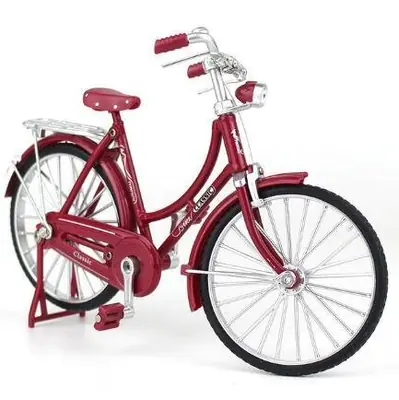 Image de Mini Vélo Doigt en Métal - Modèle Réduit 1:10