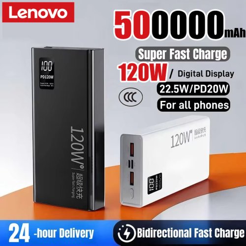 Bild von Lenovo 500.000 mAh Power Bank – Schnelles Laden mit 120W