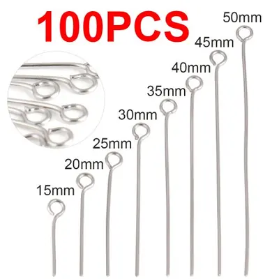 Image de Broches Plates Acier Inoxydable - DIY Bijoux