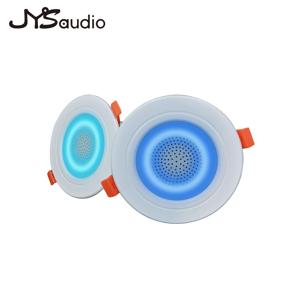 Imagen de Altavoz de Techo con Luz LED Bluetooth de 2.5 Pulgadas, Lámpara de Música Colorida con Control Remoto y Iluminación Descendente para Ambientes Modernos