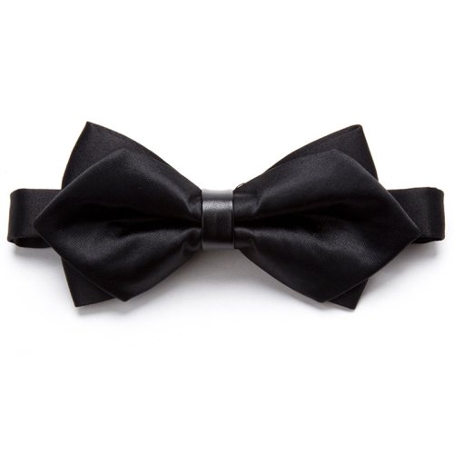 Image of Men Ties Solid Fashion Butterfly Party Wedding Black Red Bow Tie for Boys Girls Candy Bowknot Accessories Formal Dress Bowtie