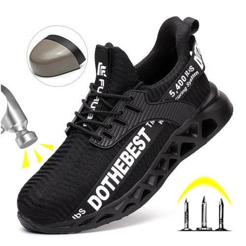 Immagine di Scarpe Antinfortunistiche con Punta in Acciaio e Suola Antiforatura – Modello Leggero e Traspirante per Uomo e Donna
