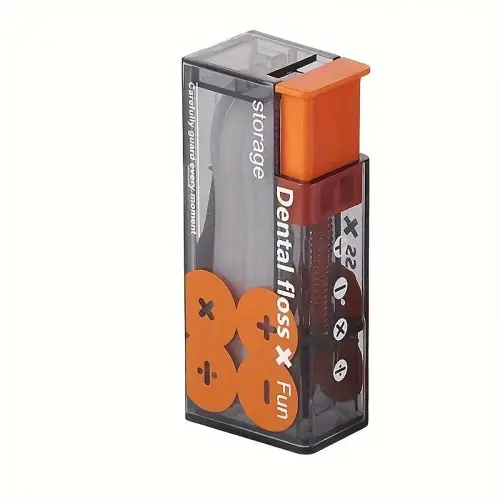 Image de Distributeur de Fil Dentaire Portable - 10 Pièces Rechargeables