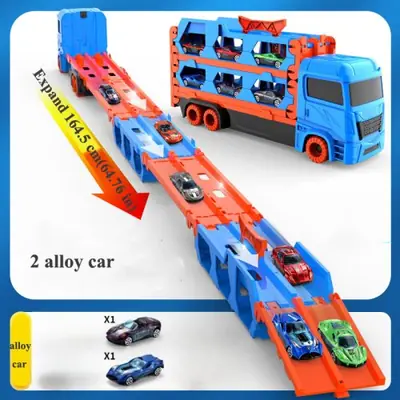 Image de Camion Transporteur de Voitures - Jouet de Course pour Enfants