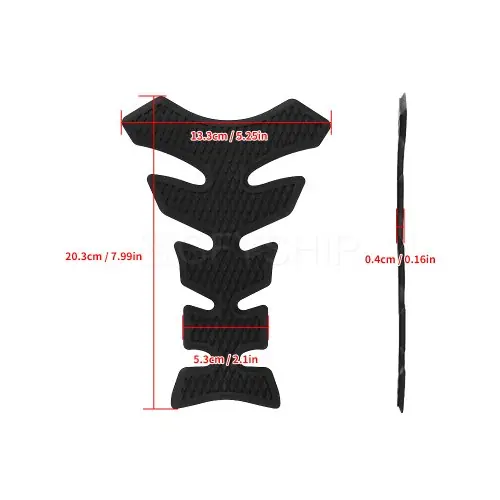 Image de Autocollants Antidérapants Silicone Moto - Protection Réservoir