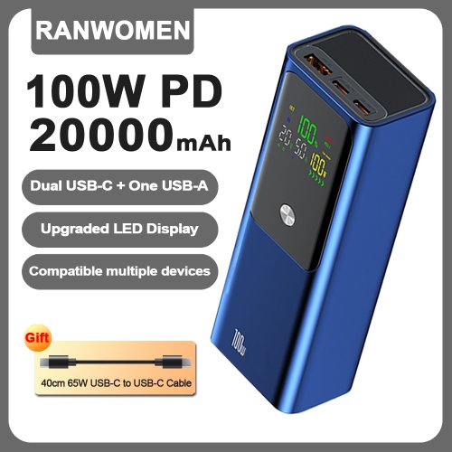Image de PowerBank 20000mAh Ultra-Rapide avec Affichage LED