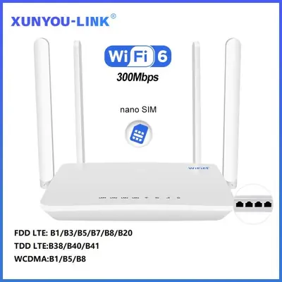 Image de Routeur WiFi 6 4G LTE - Connexion Rapide pour 32 Appareils