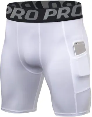Image de Short de Sport Homme avec Poches - Leggings de Compression