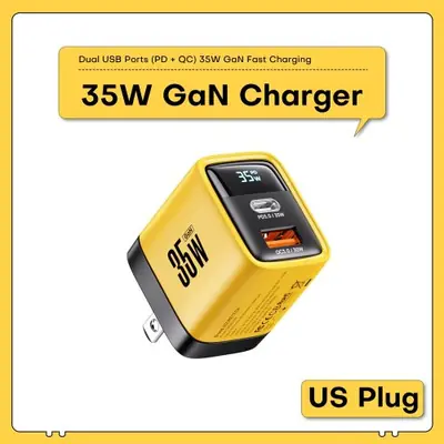 Image de Chargeur Rapide USB-C 35W avec Affichage LED