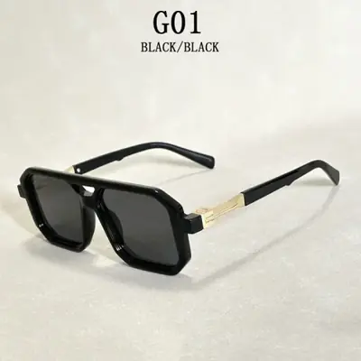 Image de Lunettes de Soleil Vintage Carrées pour Hommes & Femmes