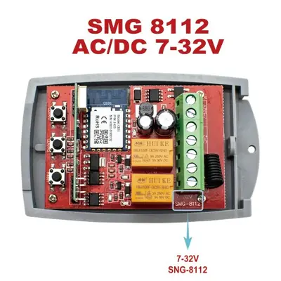 Image de Kit de Contrôle d'Accès Sans Fil 2 Canaux - Ouvre-Porte WiFi & RF433