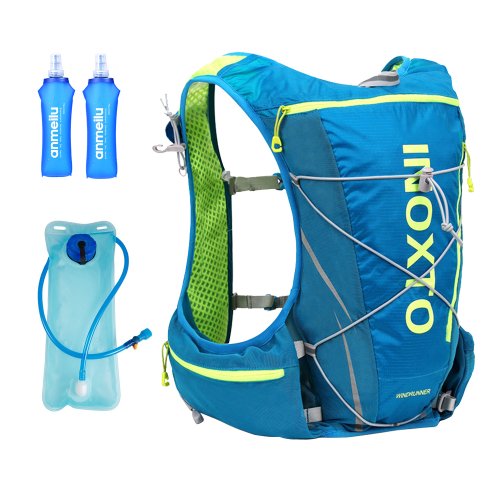 Imagen de Chaleco Hidratante Deportivo de 8 Litros para Correr, Ciclismo y Senderismo – Mochila Ligera con Bolsas para Agua y Accesorios