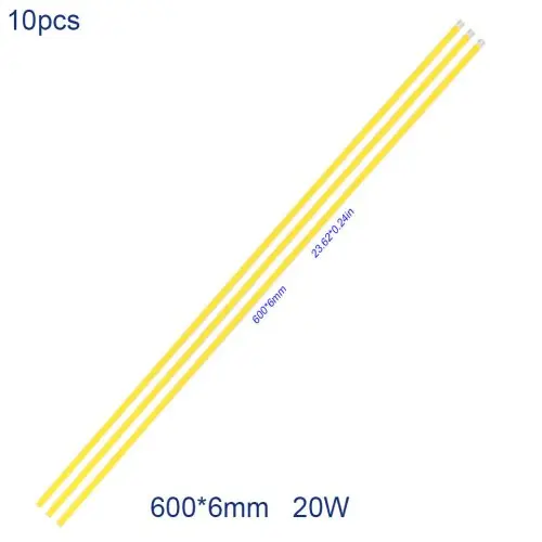 10 pièces 600x6mm 20W