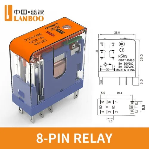 8pin 2NO2NC
