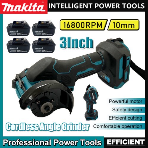 Afbeelding van Draadloze Haakse Slijper 3 Inch – Krachtig & Mobiel