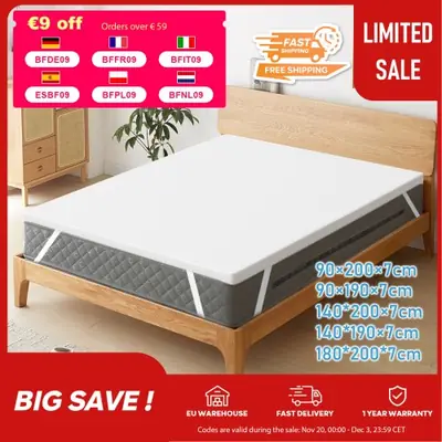 Image de Surmatelas Gel 7cm H2/H3 - Confort & Soulagement de la Pression
