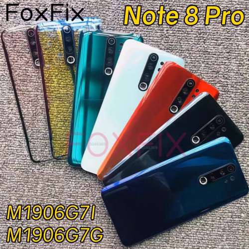 Afbeelding van Glazen Achterkant voor Xiaomi Redmi Note 8 Pro