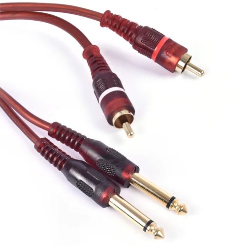 Image de Câble Audio Pro Studio RCA vers TRS - Qualité Haute Fidélité