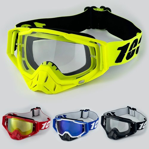 Bild von 100–Motorradbrille, Off-Road-Motocross-Brille, ATV, MX, Dirt Bike, Brillen, Anti-Sand, winddicht, Helm, Reiten, Gafas-Maske