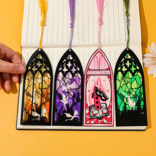 Immagine di Segnalibro Acotar - Corte Notturna: Pipistrello con Tematica della Corte di Spine e Rose, Accessorio per Libri Fantasy per Appassionati di Letteratura Fantastica