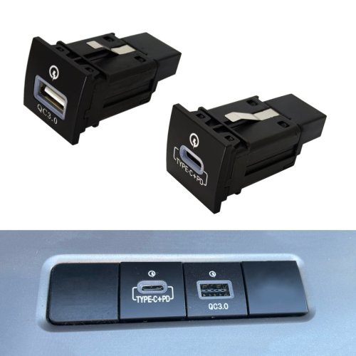 Bild von Schnellladegerät USB-C & PD für VW Golf 6, Jetta 5, Scirocco – Ersatzkabelbaum ohne Zerstörung