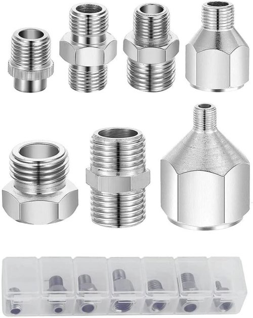 Bild von Airbrush-Adapter-Set – Perfekt für Kompressor & Schlauch